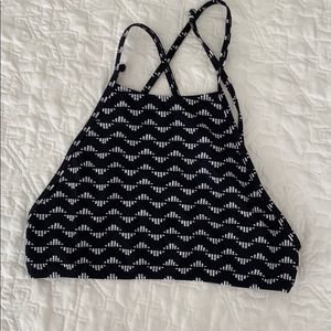 Old Navy Black Swim Top